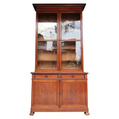 Antique Tall 19th Century Mahogany Bookcase