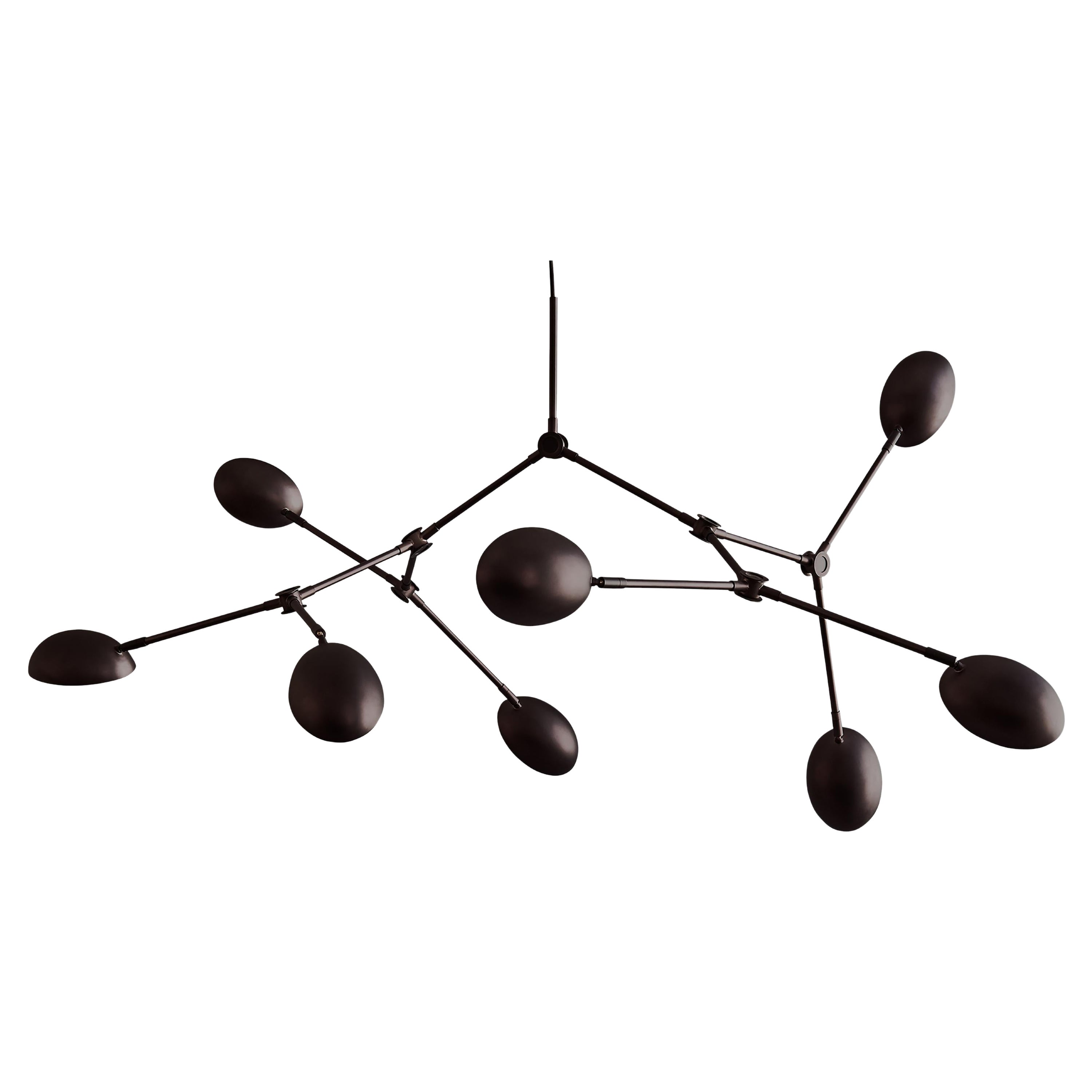 Drop Chandelier Plated Metal by 101 Copenhagen For Sale