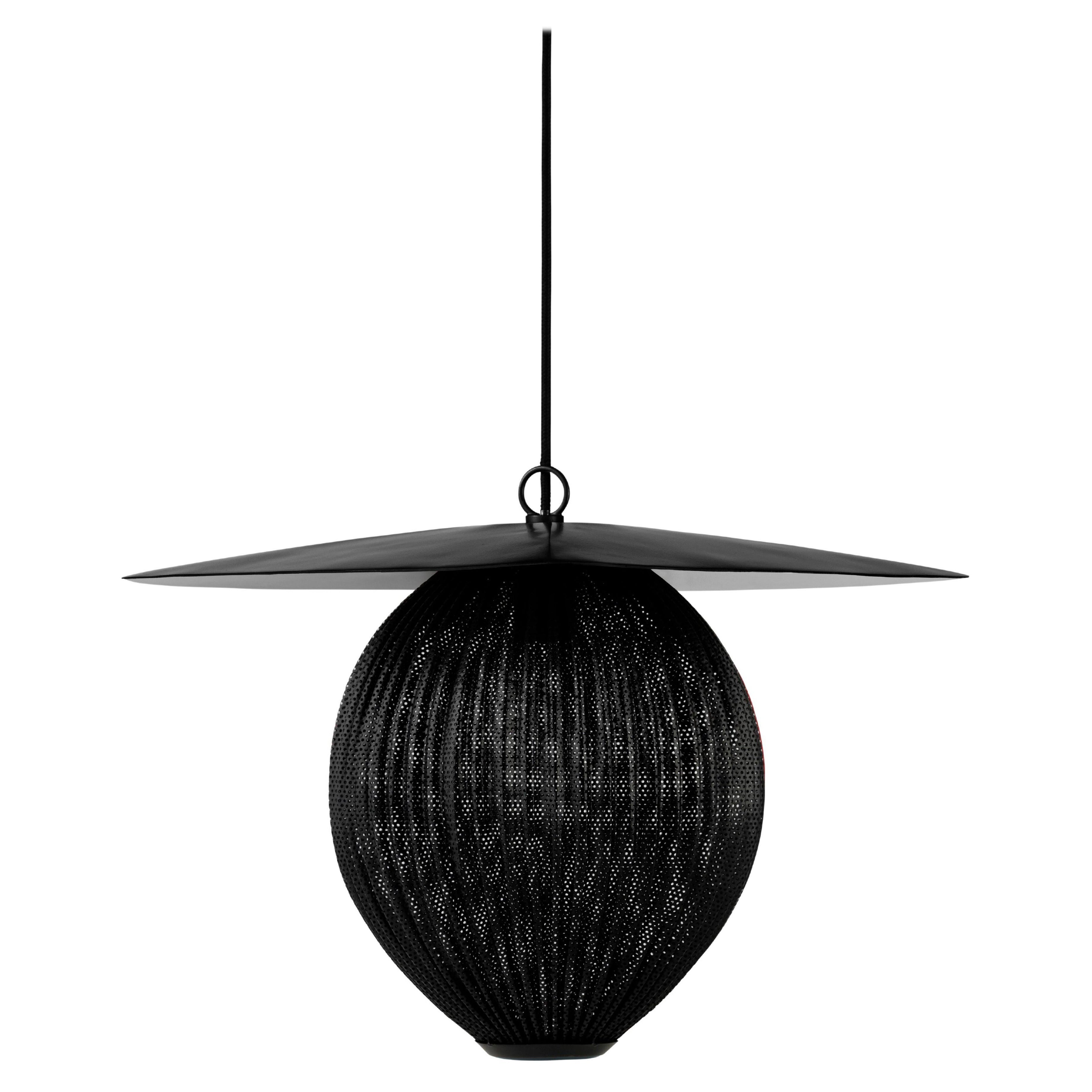 Large Mathieu Matégot 'Satellite' Pendant in Black for GUBI