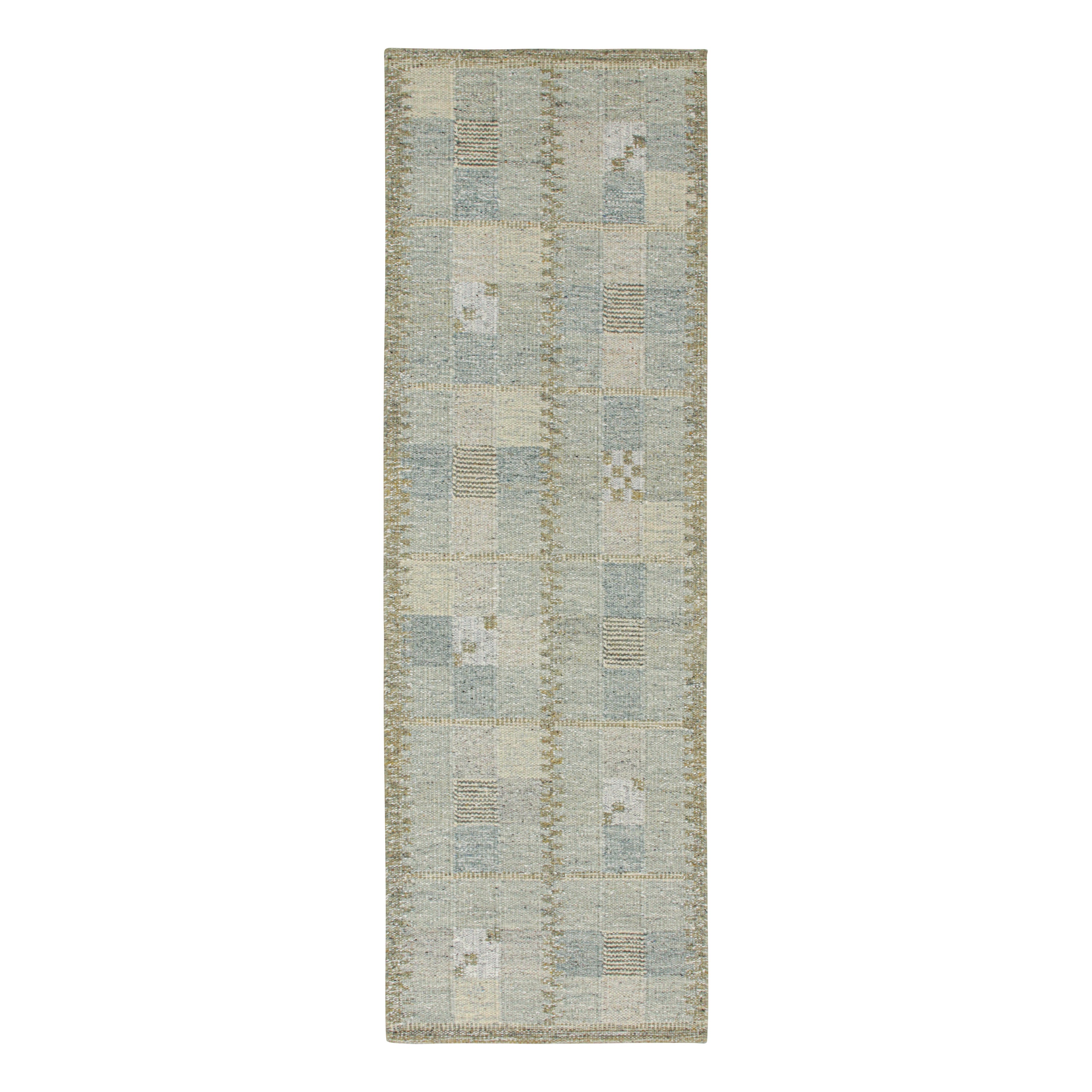 Rug and Kilim's Chinese Art Deco Style Rug in Pink with Floral Patterns