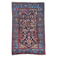 Vintage Persian Rug with Lattice Design All-Over, c. 1950's