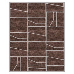 Terrakotta-Kacheln Großer Teppich von Art & Loom