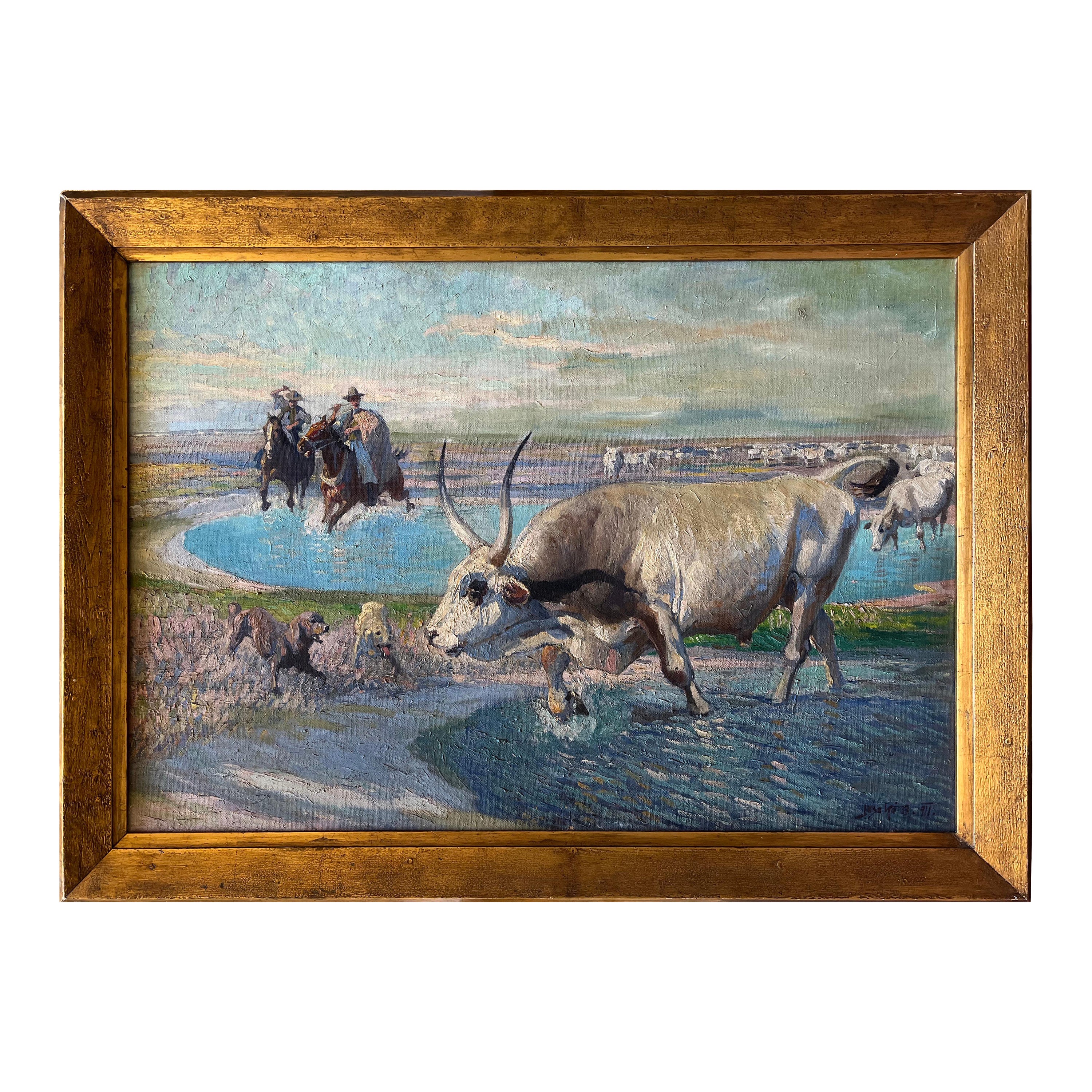 "En el desierto" de Juszkó Béla. Hungría, 1960