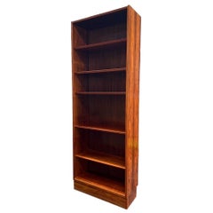 Imported Danish Mid Century Modern Bookshelf Bookcase with Adjustable Shelves