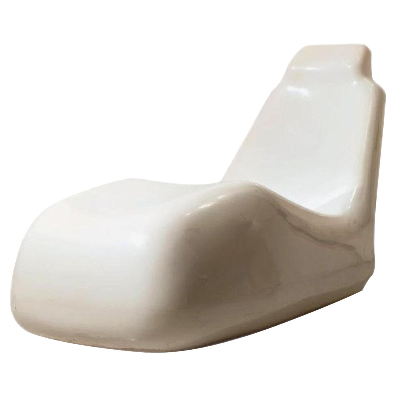 Moby Dick Armchair Chaise Longue Design Alberto Rosselli for Saporiti 1969 For Sale