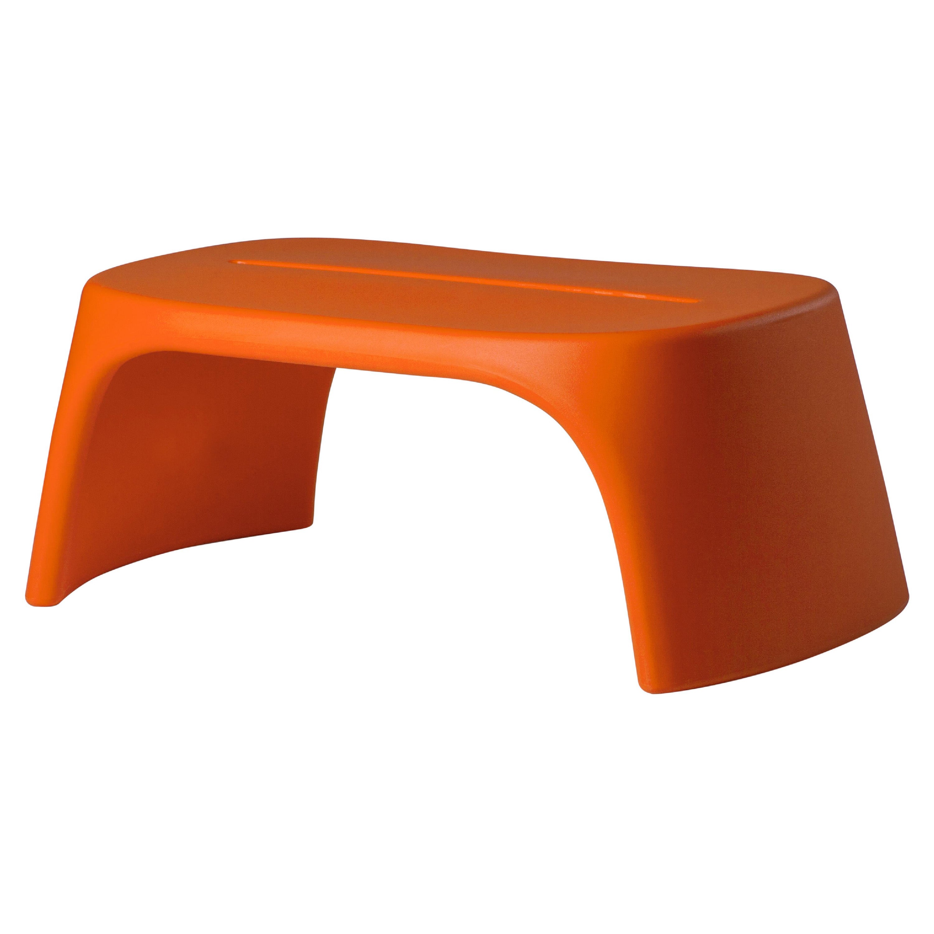 Slide Design Amélie Panchetta Bench in Pumpkin Orange by Italo Pertichini For Sale