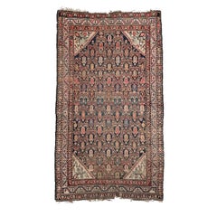 Antique Persian Malayer Gorgeous & Colorful Rug 