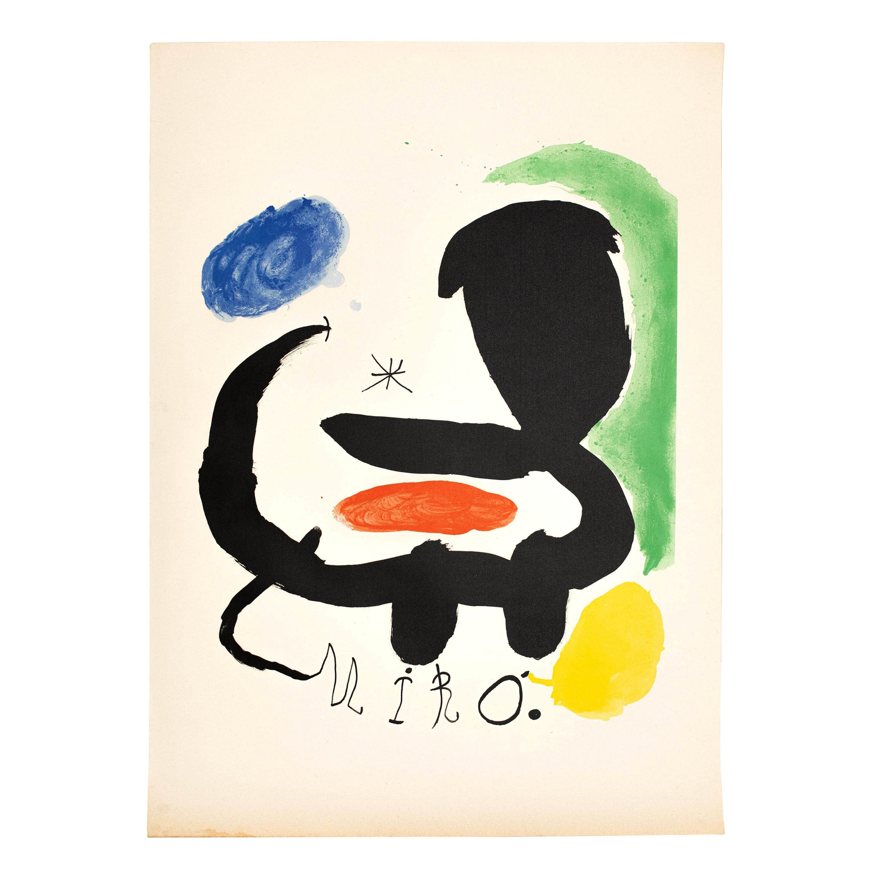 Joan Miró Lithography, circa 1950 For Sale