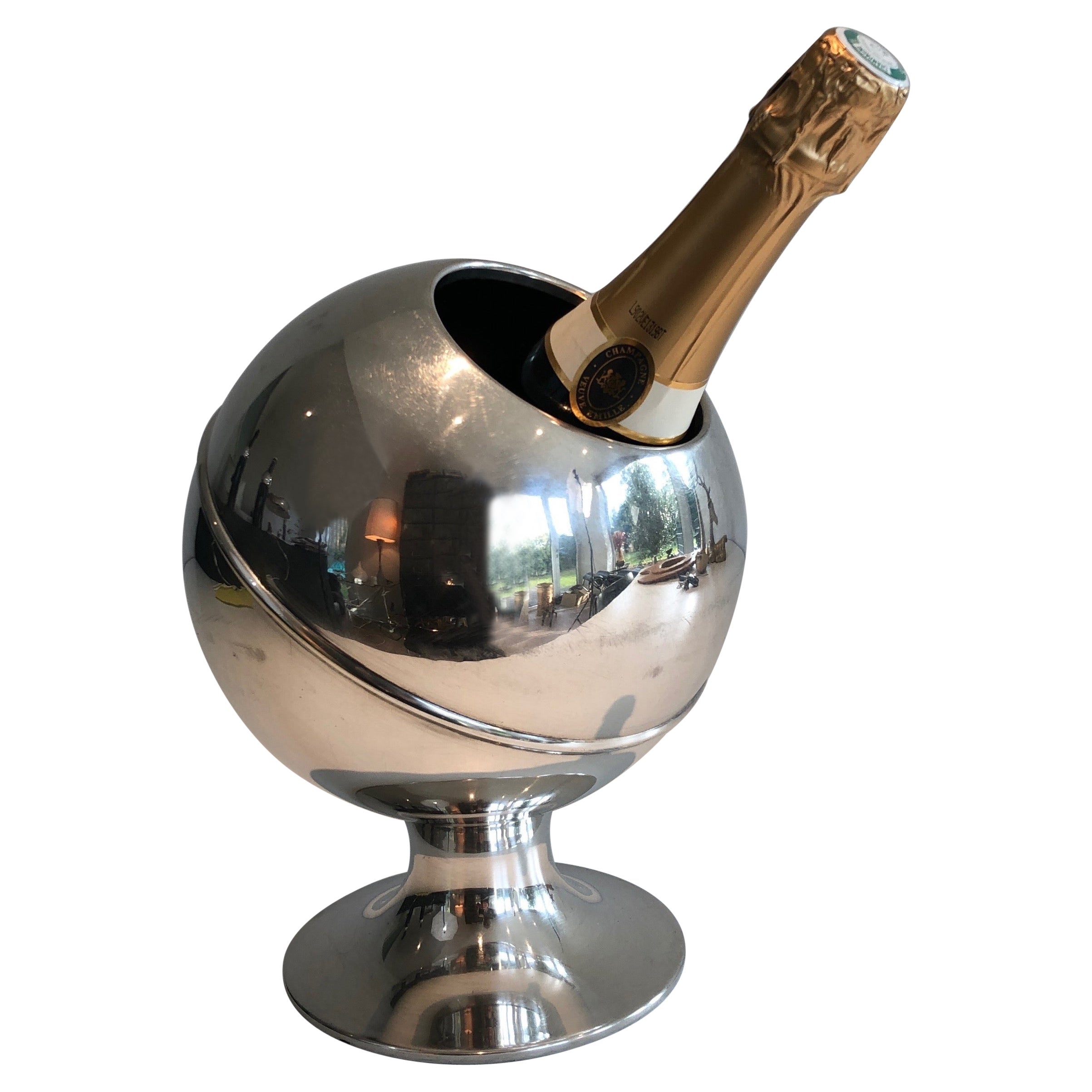 Design Chromed Champagne Bucket