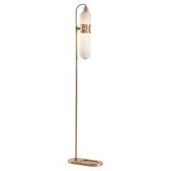 Occulo Brass Floor Lamp by Bert Frank