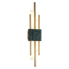 Tanto Wall Light, Double, Green Marble by Bert Frank