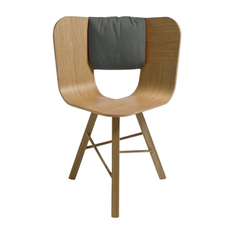 Saddle Cushion, Grigio for Tria Chair by Colé Italia For Sale