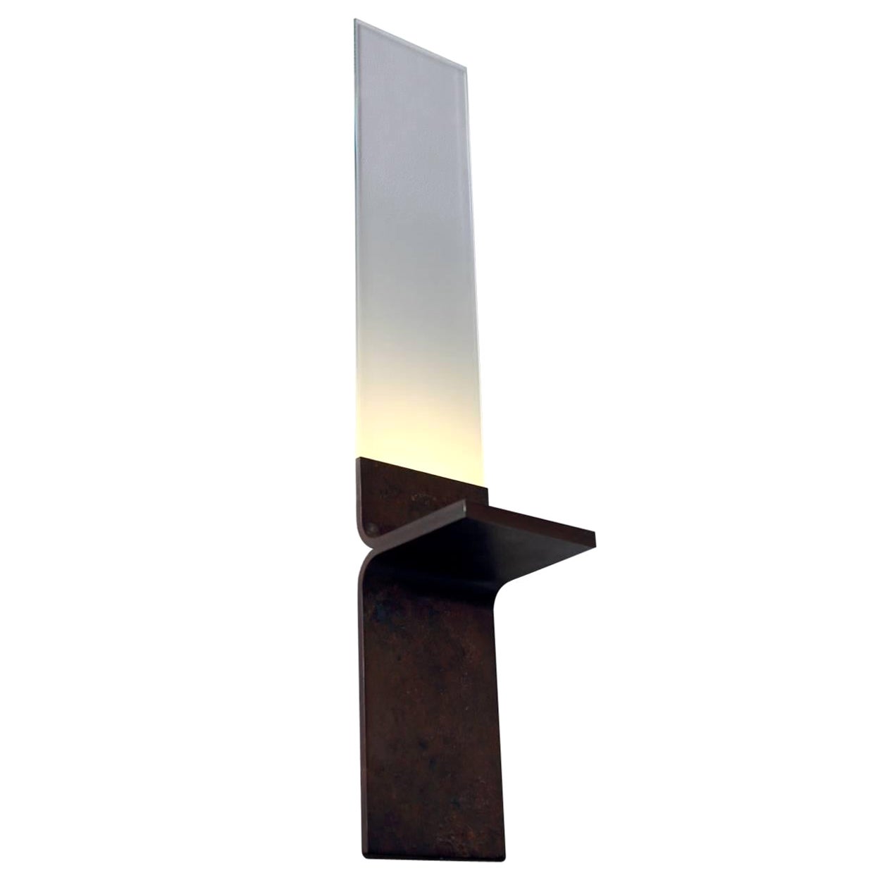 Monolith, éclairage en verre Starfire, Luvere Studio