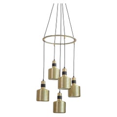 Brass Riddle Cluster Light 5 by Bert Frank