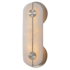 Brace Wall Light Nickel Small by Bert Frank