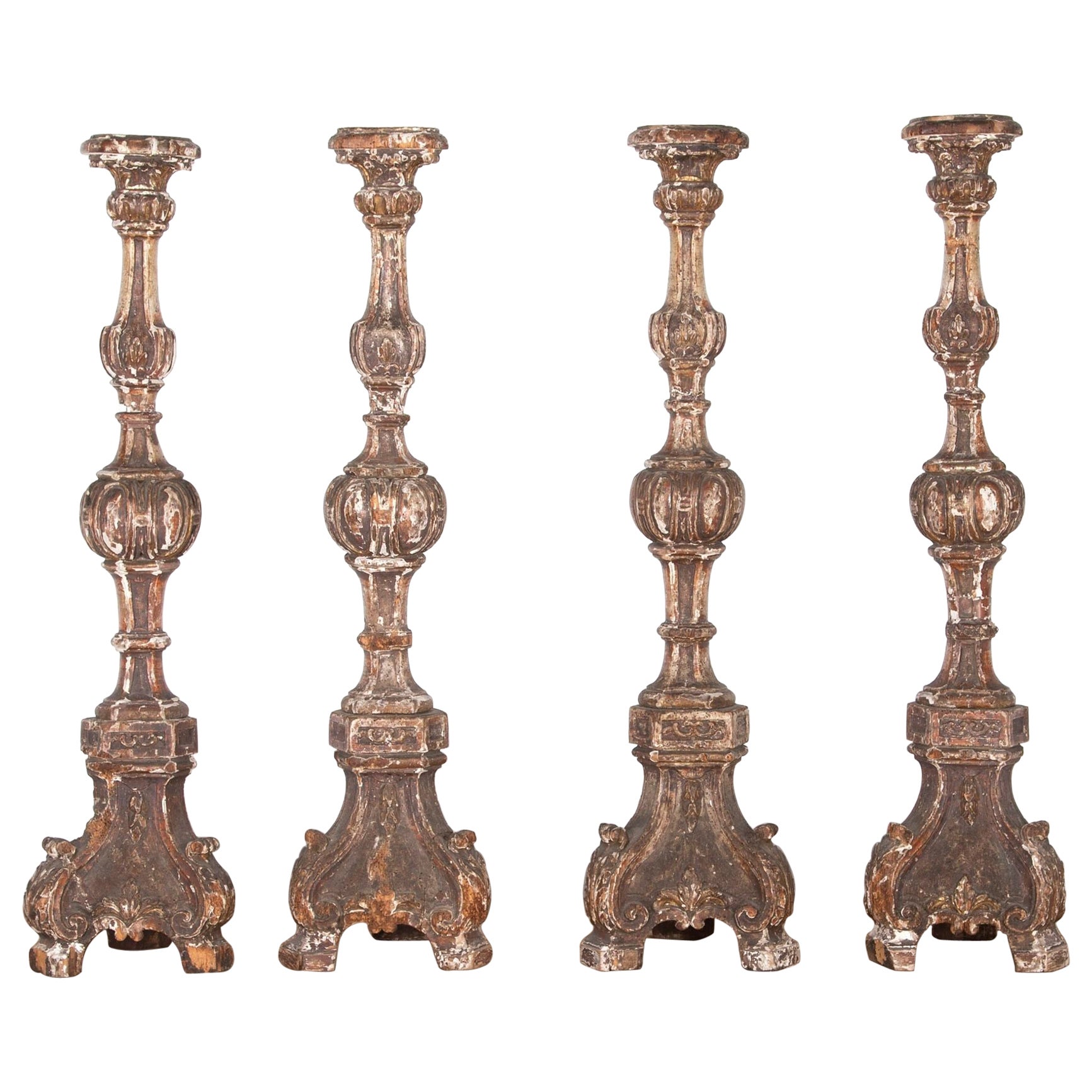 MONUMENTAL ITALIAN ALTAR CANDLESTICKS For Sale at 1stDibs altar