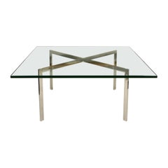 Stainless Steel Knoll Ludwig Mies Van Der Roe Barcelona Table