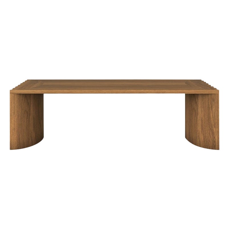 Unique Walnut Bench by Collector