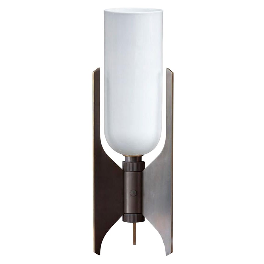 Pennon Table Lamp, Bronze by Bert Frank For Sale