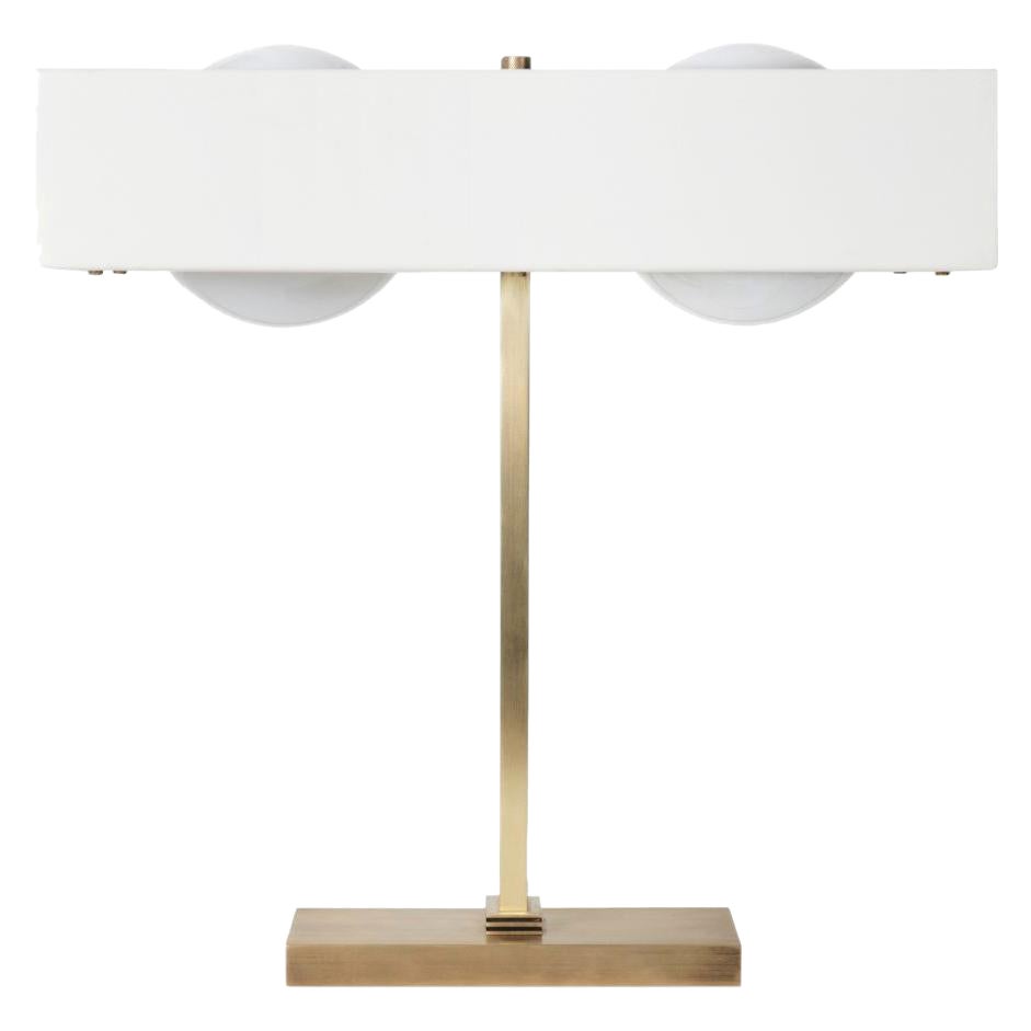 Kernel Table Light, White by Bert Frank For Sale