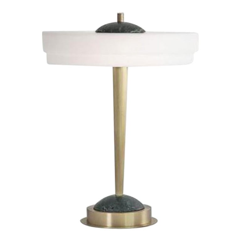 Trave Table Lamp Green by Bert Frank For Sale