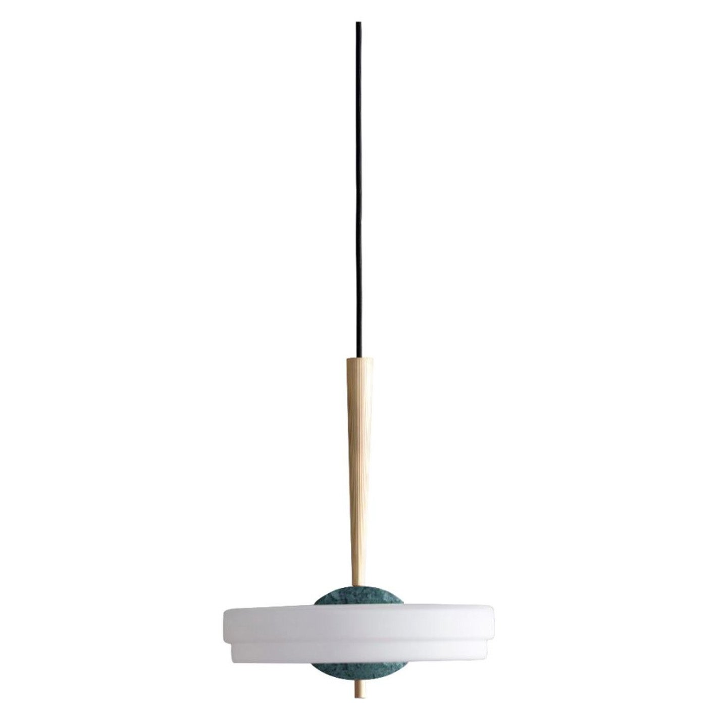 Trave Pendant Light Green by Bert Frank For Sale