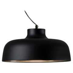 Miguel Milá 'M68' Pendant Lamp in Black Aluminum for Santa & Cole