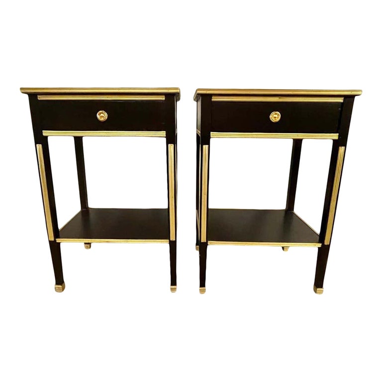 Tabouret / Table D'appoint Vintage Russe Khokhloma - Bois Peint, Années 1970
