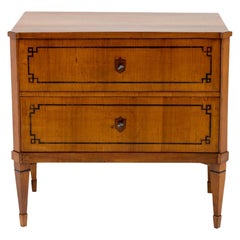 18th Century Austrian Biedermeier Cherrywood Commode - Single Antique Chest