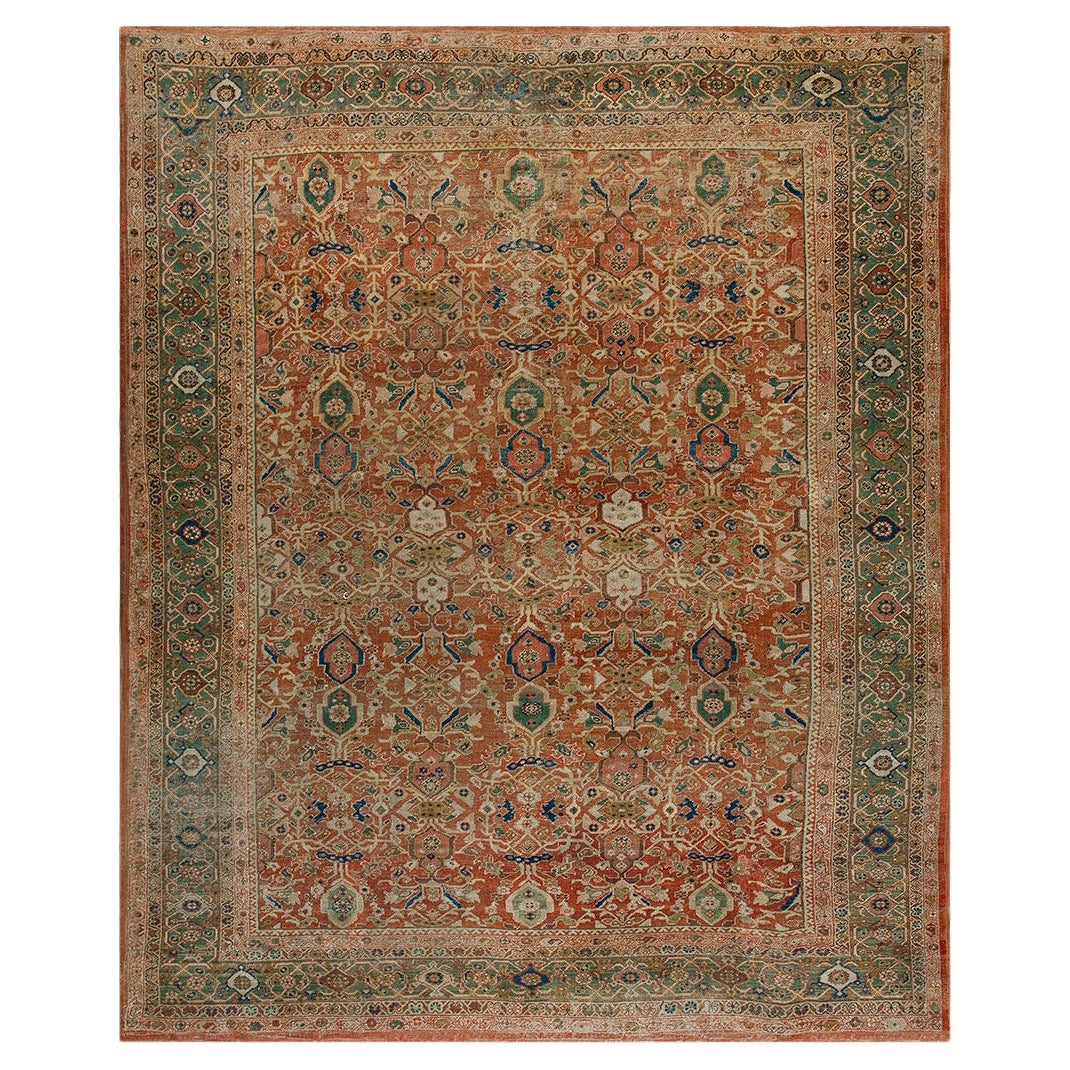 Persischer Sultanabad des frühen 20. Jahrhunderts  Teppich ( 9'' x 11''6 - 275 x 350) im Angebot