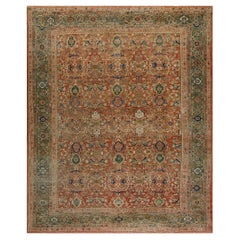 Persischer Sultanabad des frühen 20. Jahrhunderts  Teppich ( 9'' x 11''6 - 275 x 350)