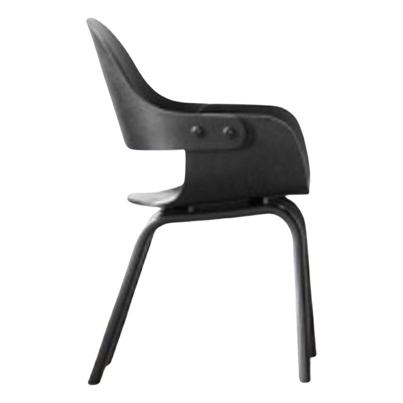 Showtime Nude 4 Legs Black Chair by Jaime Hayon For Sale