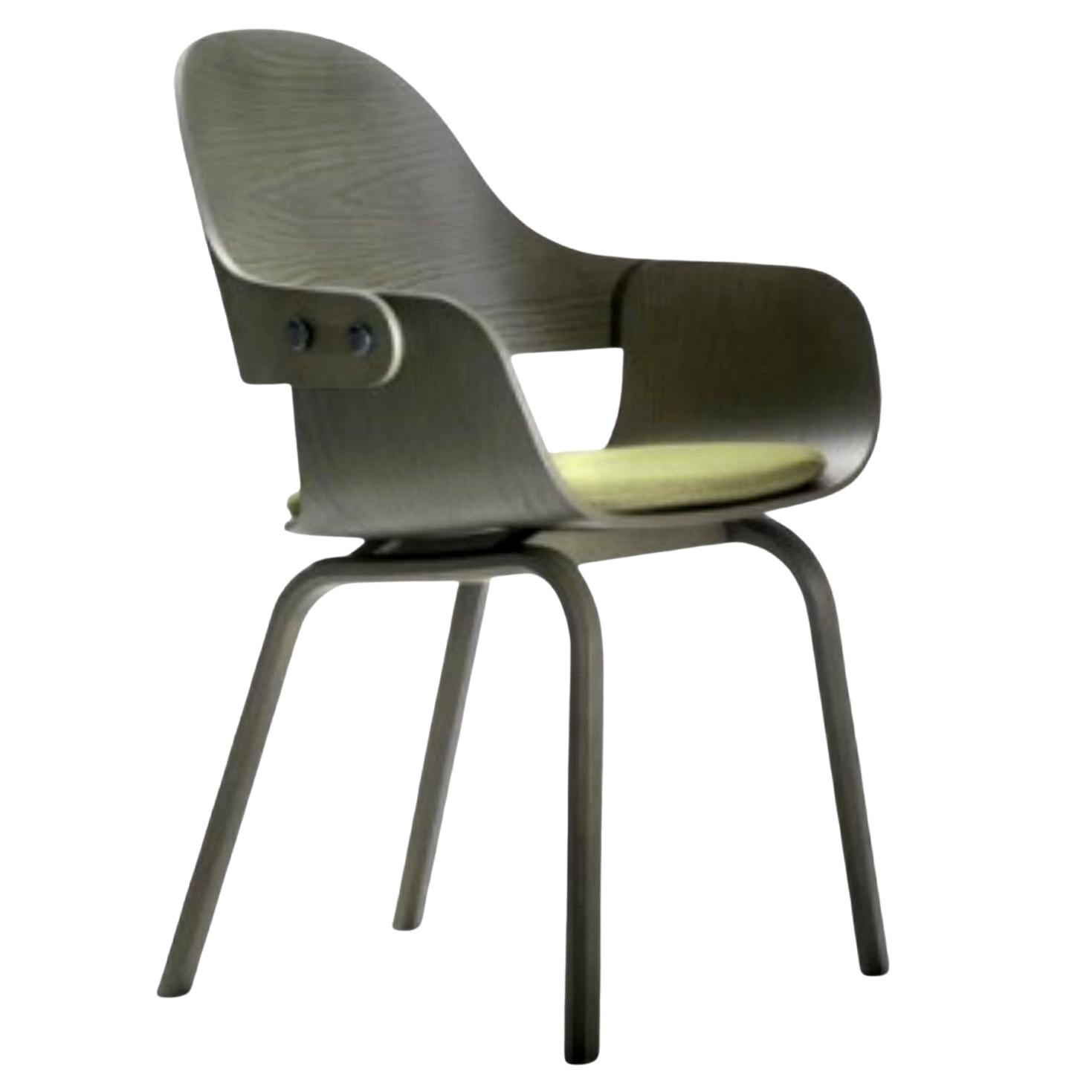 Pieds en bois vert chair Showtime de Jaime Hayon en vente