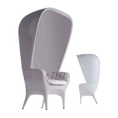 Showtime White Armchair with Cover by Jaime Hayon