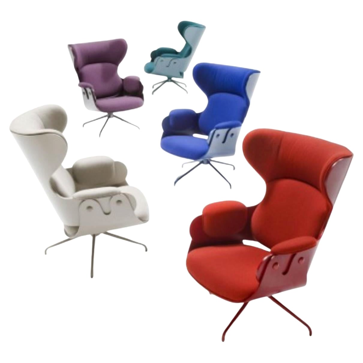 Set of 5 Lounger Armchair by Jaime Hayon For Sale