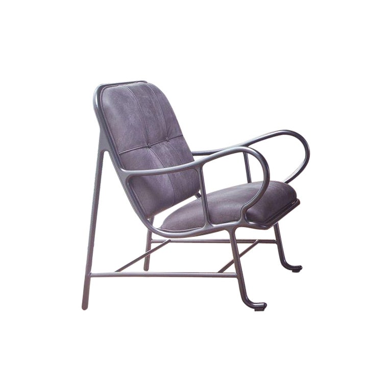 Fauteuil d'intérieur Gardenia marron par Jaime Hayon 