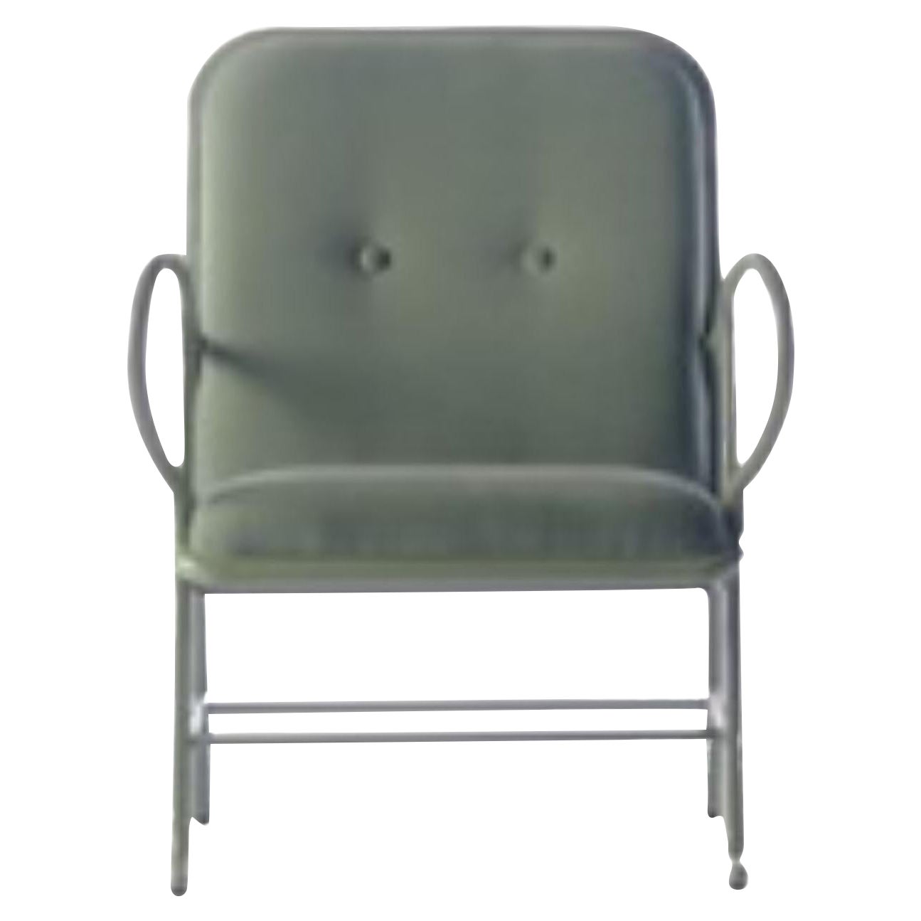 Fauteuil d'intérieur Gardenia vert de Jaime Hayon