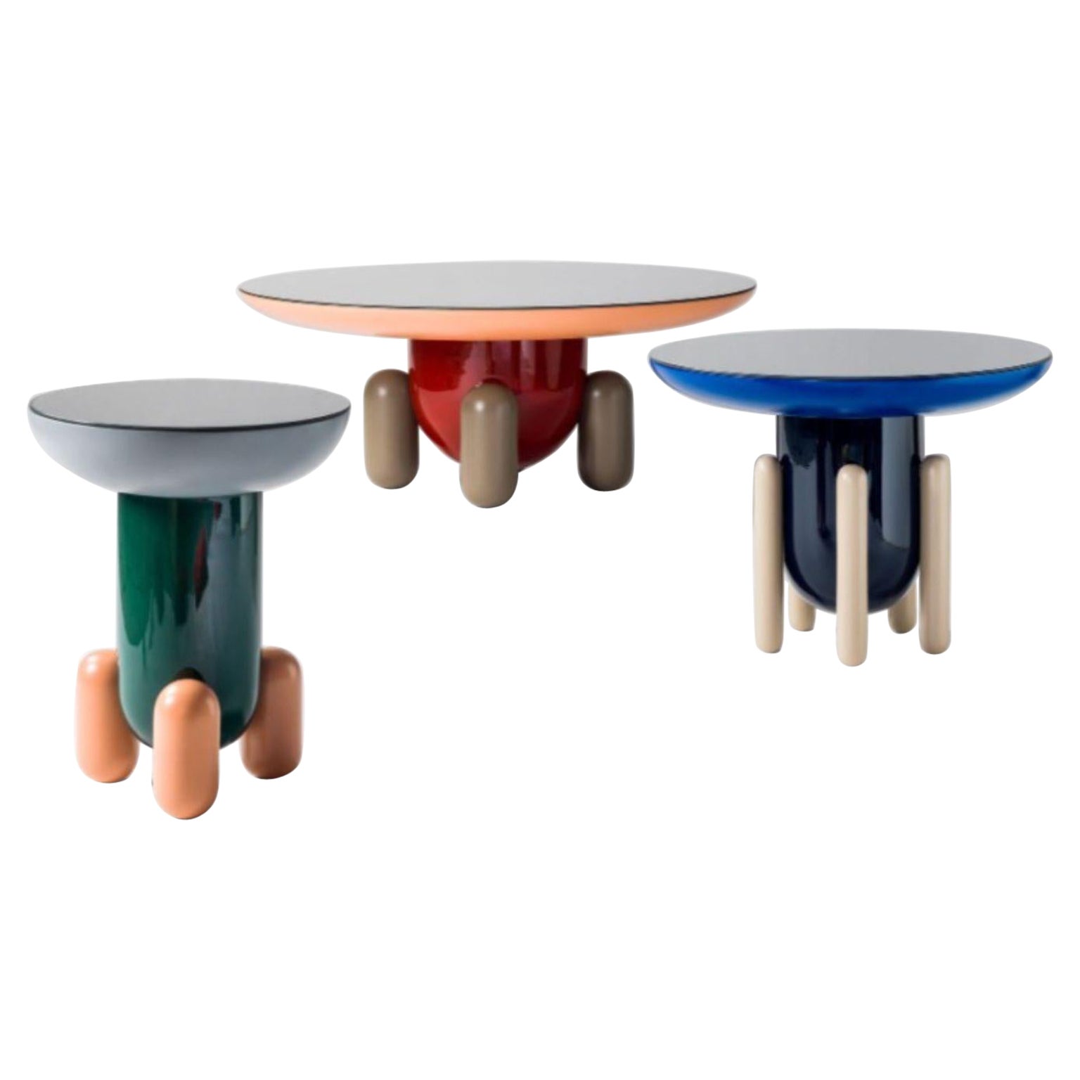 Set of 3 Explorer Side Tables by Jaime Hayon For Sale