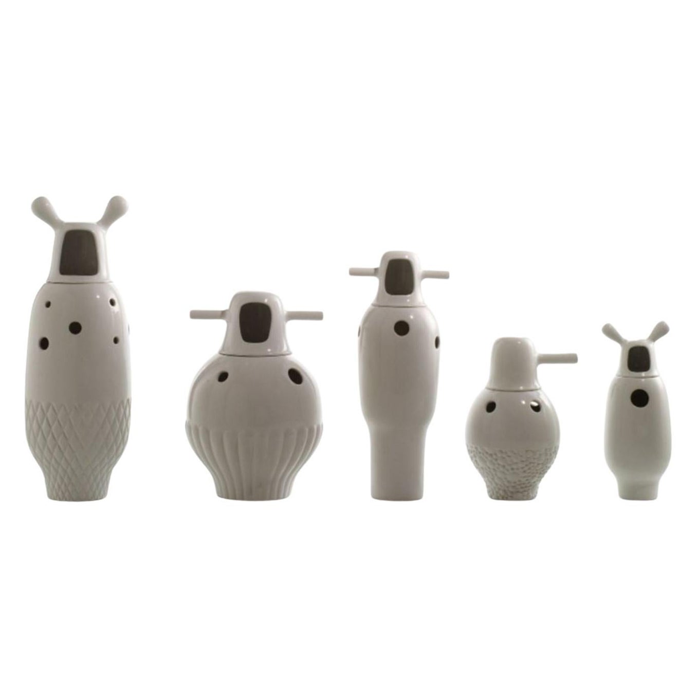 Ensemble de 5 vases Showtime de Jaime Hayon