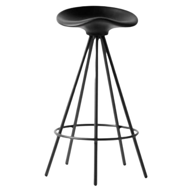Jamaica All Black Stool by Pepe Cortes For Sale at 1stDibs