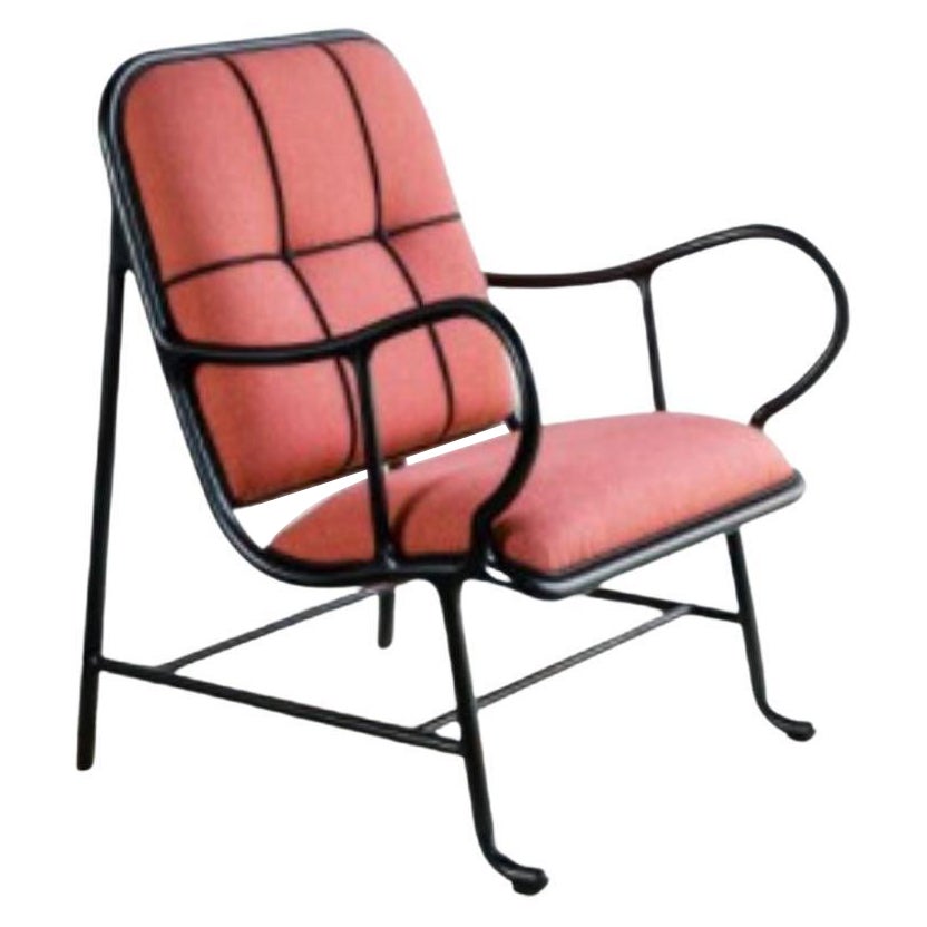 Fauteuil d'intérieur Gardenia rouge de Jaime Hayon