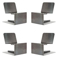 Set of 4 Meccano Lounge Chairs by Spinzi