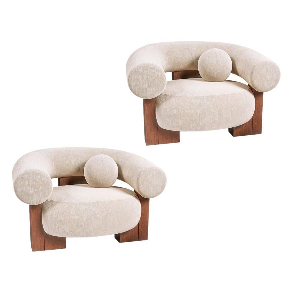 Set of 2 Cassette Armchair by Collector