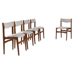 1970s Danish Modern Dining Chairs, Set of Five