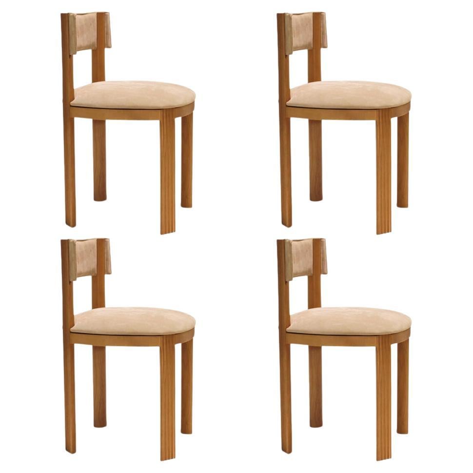 Set of 4 111 Dining Chair by Collector For Sale