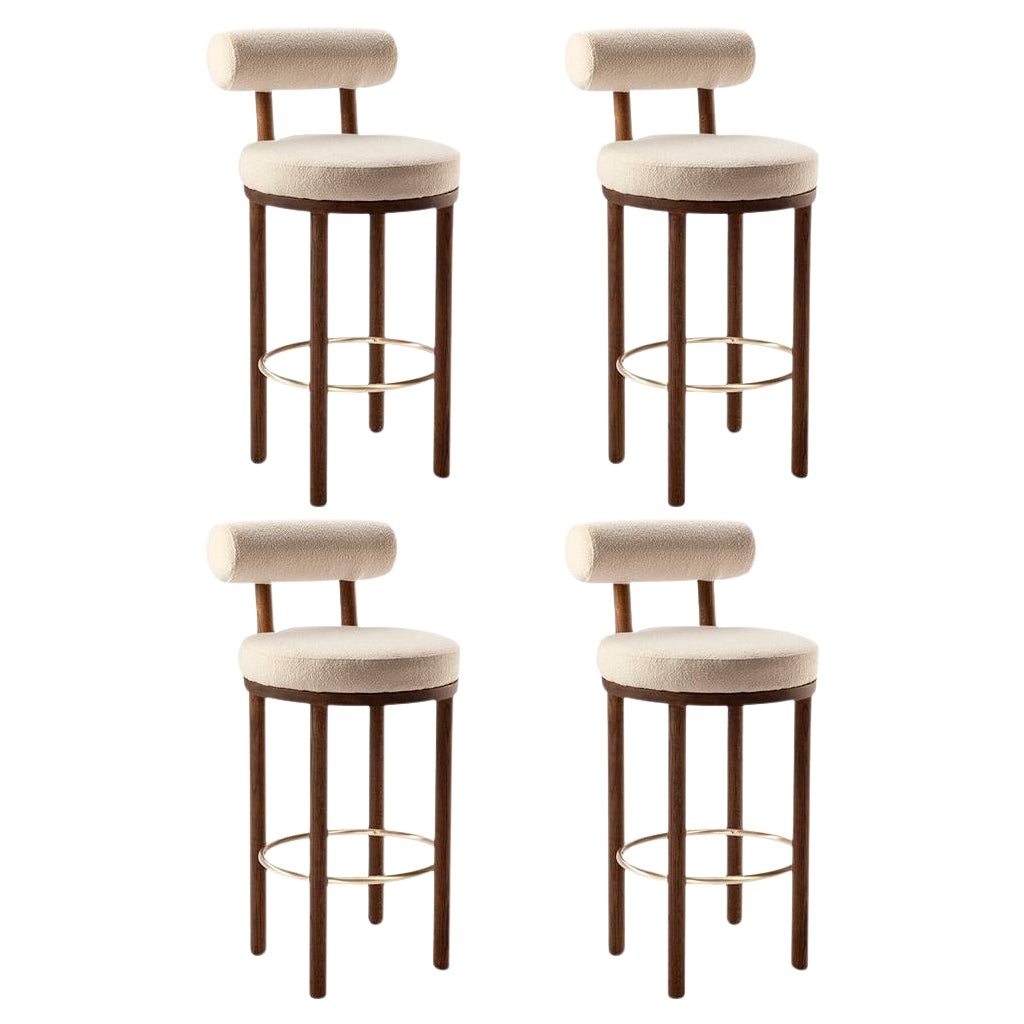 Set of 4 Moca Bar Chair by Collector For Sale