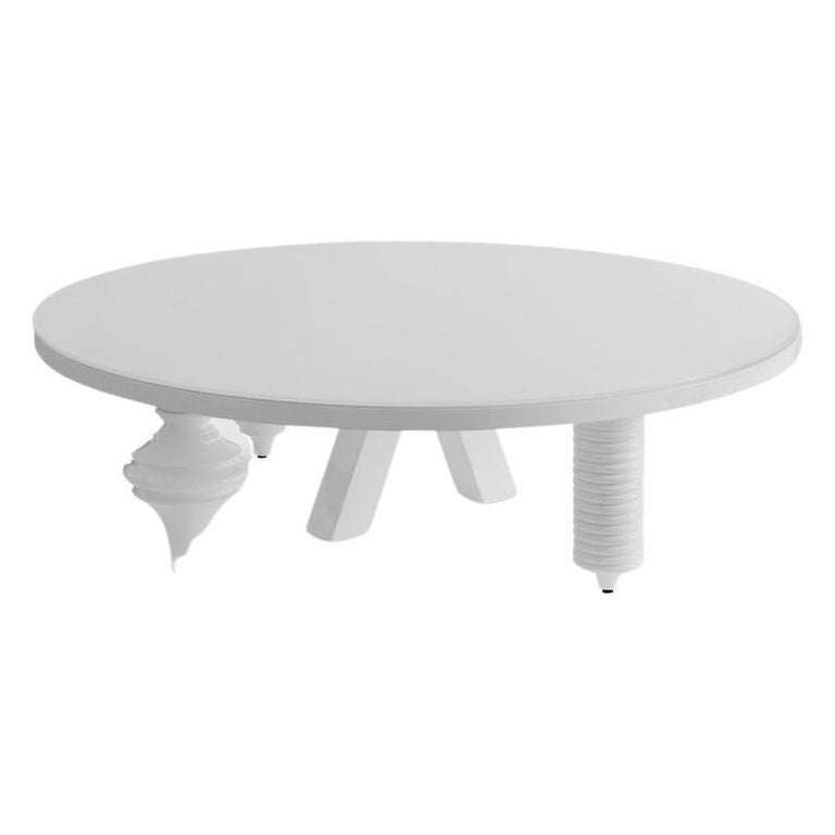 Niedriger, runder, glänzender, mehrbeiniger Tisch von Jaime Hayon im Angebot