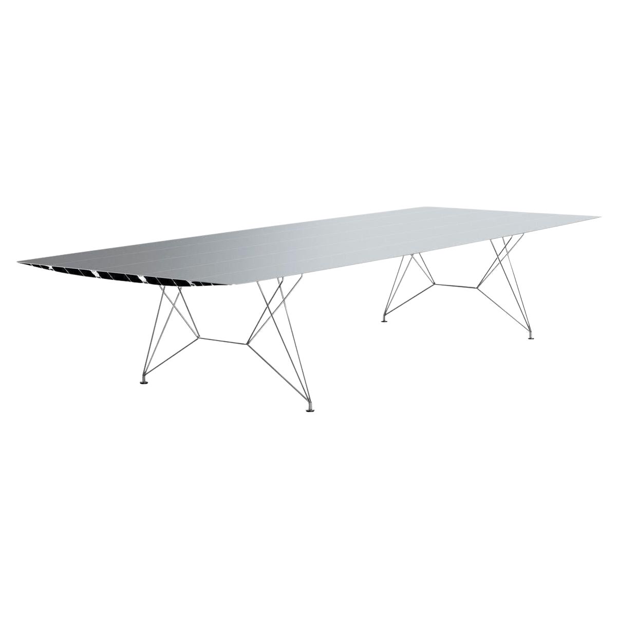 Big Stainless Steel Table B by Konstantin Grcic For Sale