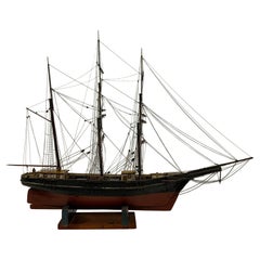 Antique Ship Model of American Bark