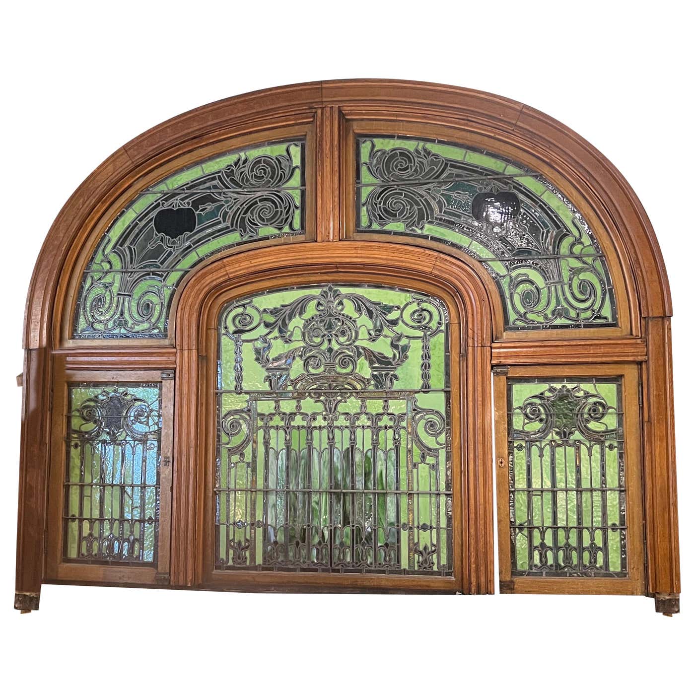 Tiffany Studios rare Monumental Historicsl Museum Window Westinghouse ...